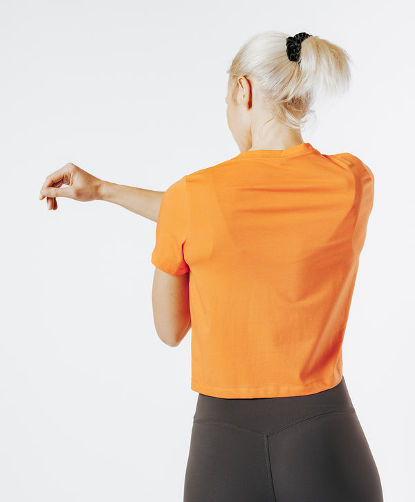CROP TOP GLIDE tangerine
