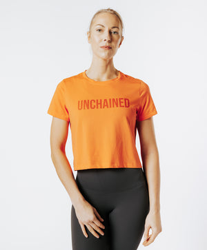 CROP TOP GLIDE tangerine