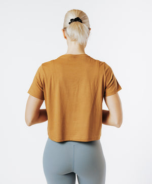 CROP TOP GLIDE camel