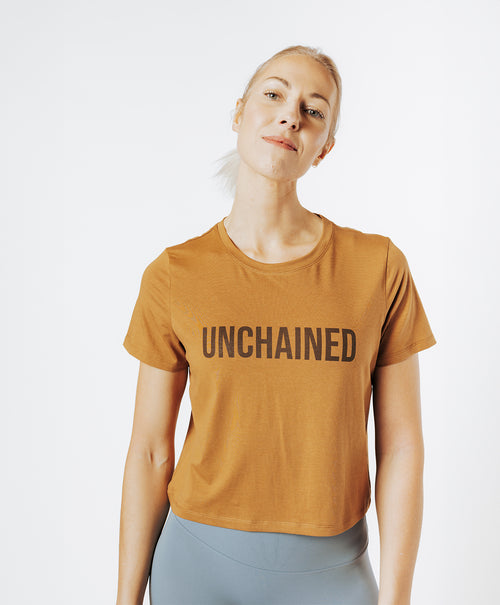 CROP TOP GLIDE camel