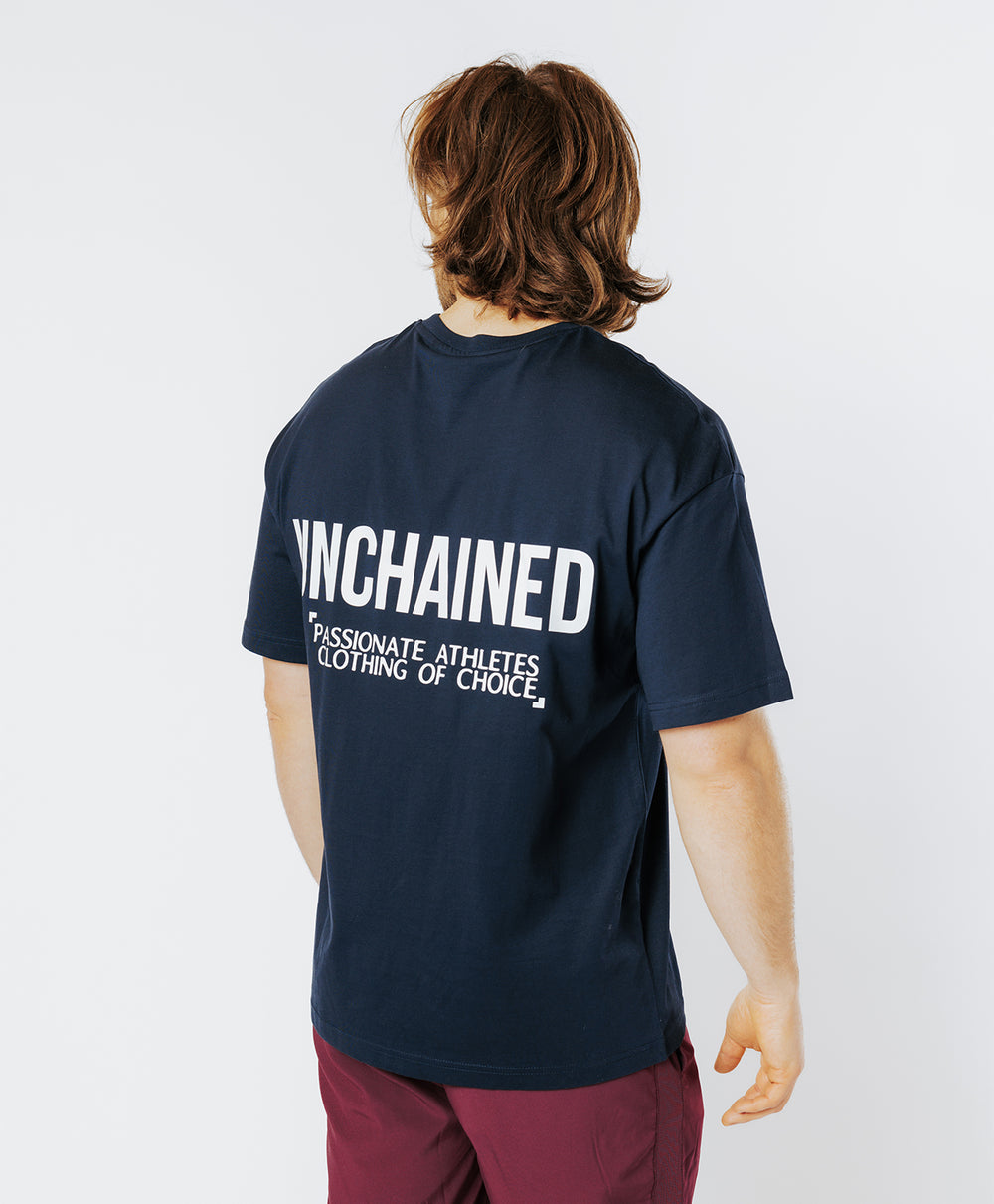 T-<tc>S</tc>SHIRT OVER<tc>S</tc>SIZE ICONIC <tc>M</tc>MIXTE navy blue